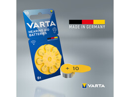 Varta 24610 Hearing Aid Battery 10 Blister 8