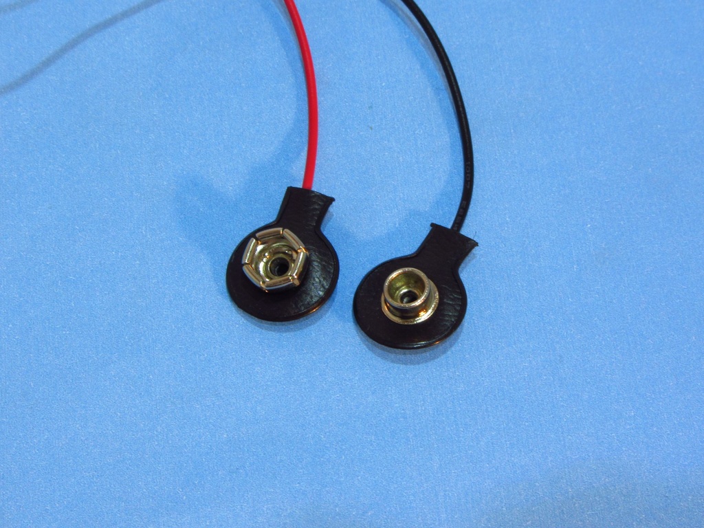 Connector CLIP-ON 9V DUAL
