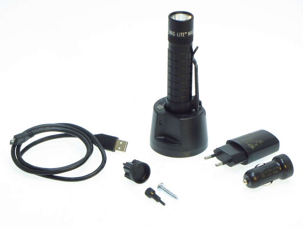 Maglite MAG-TAC RECHARGEABLE Black - TRM4RE4L - 671 LUMEN -