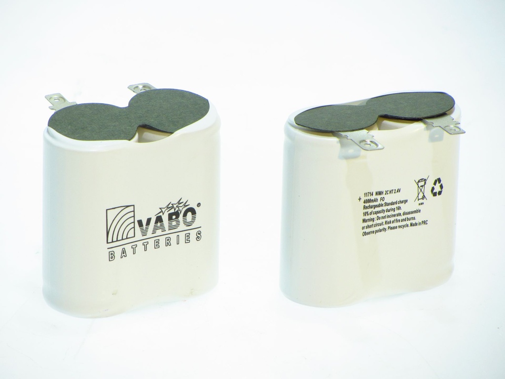 Vabo 2 Nimh-C HT-SBS 2.4V 4.5AH +6.3Male - 4.8 Male  50 X 2