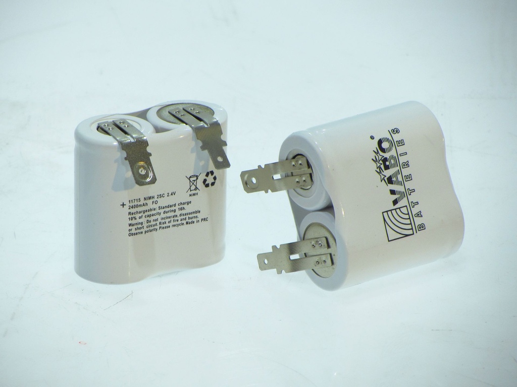 Vabo 2 Nimh-SC - 2.4V 2400MAH SBS +6.3Male - 4.8 Male  43 X