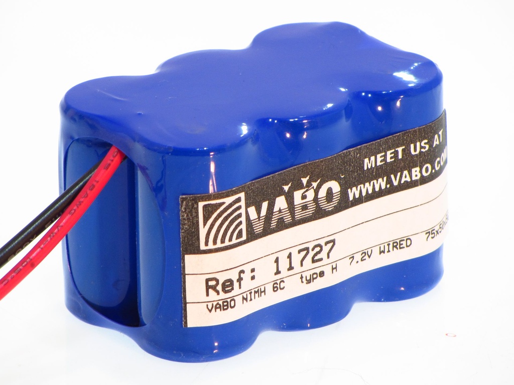 Vabo Nimh 6C  type H  7.2V Wired  75x50x50