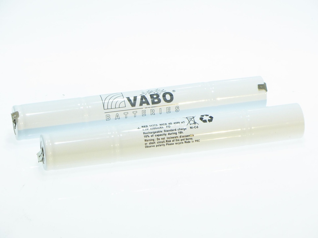 Vabo Nimh 4D HT 4.8V  STACK +6.3Male  -4.8Male