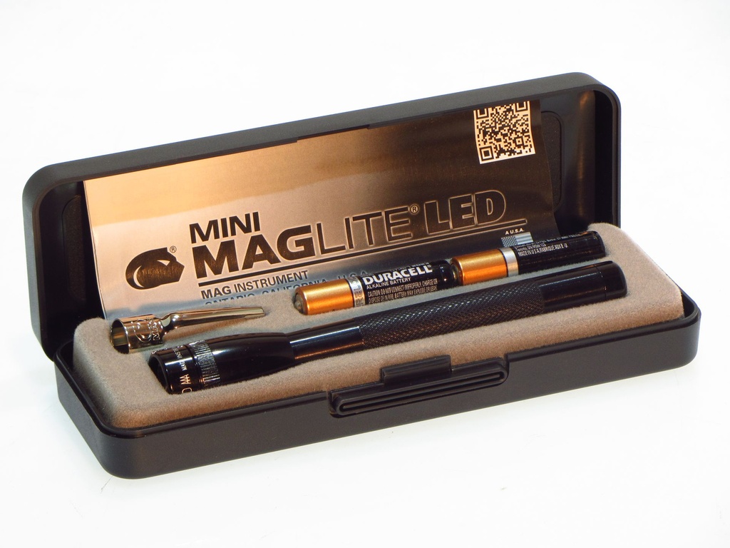 Maglite SUPER MINI LED Black- P32012 2xAAA incl. - 100 LUME