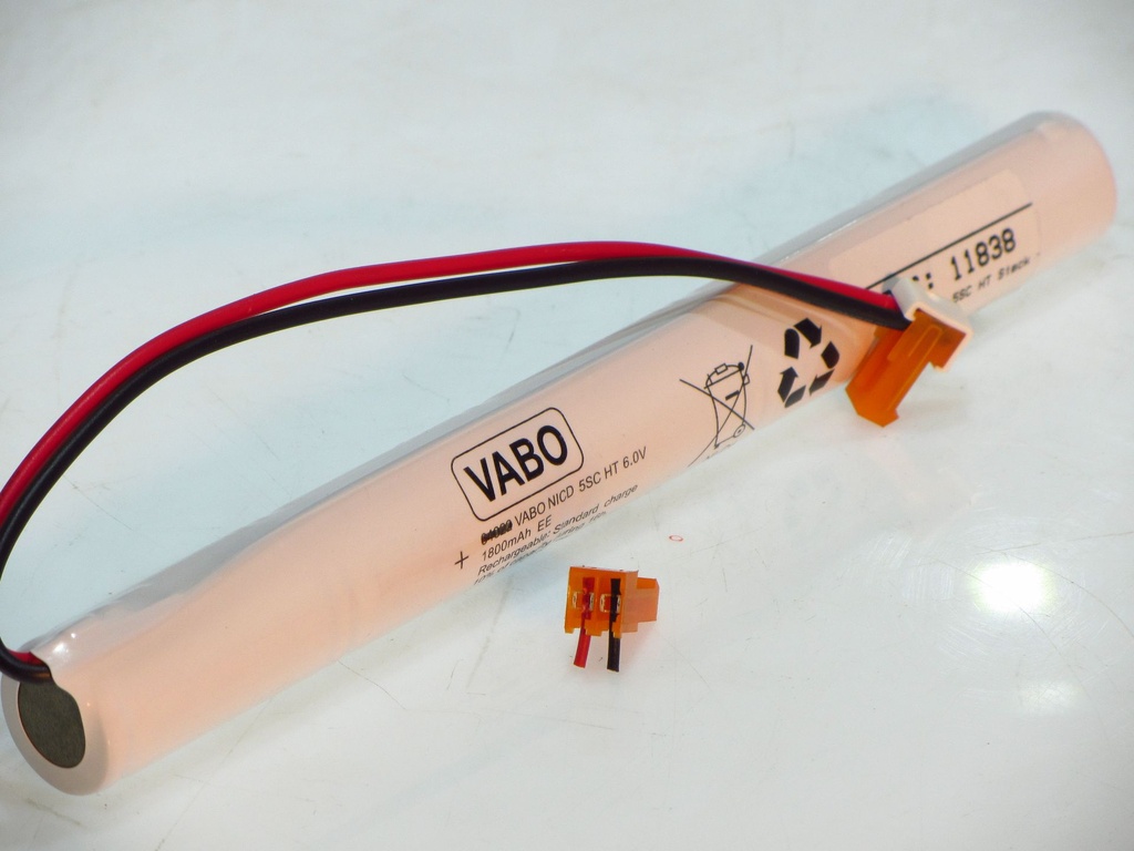 Vabo Nicd 5SC HT Stack - Wired  CONN 11429  6.0V 23 x 215