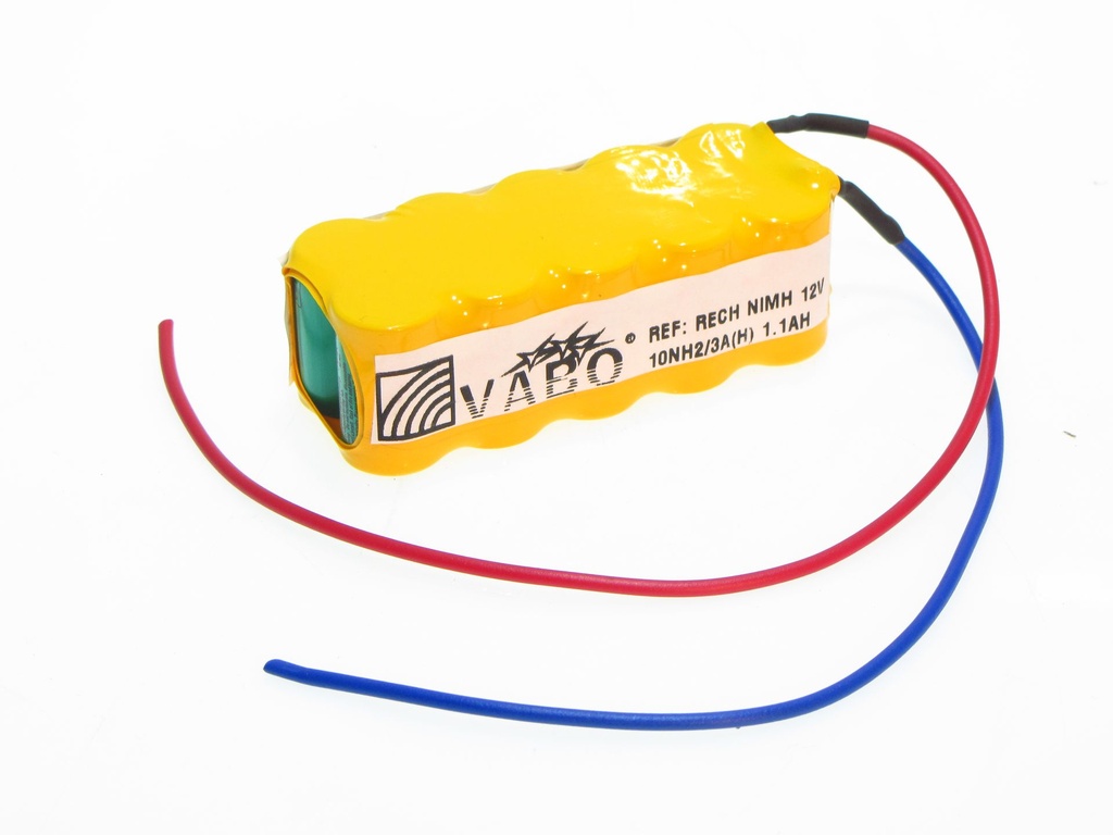 Vabo 10 x Nimh 2/3A - 12V - 85 x34 x30