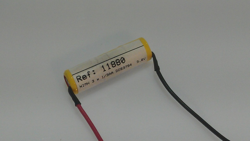 Nimh 3 x 1/3AA DOS3794  3.6V   14.5 x 50.0mm