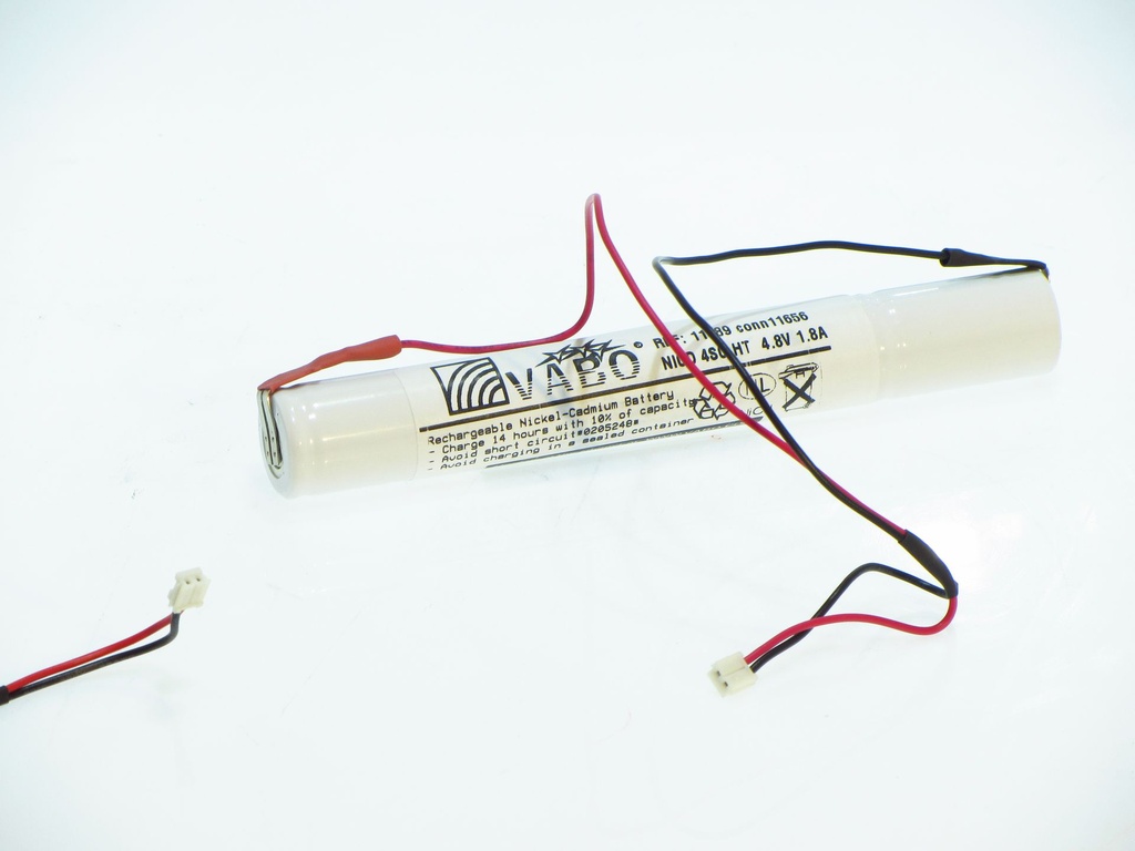 Vabo Nicd 4SC1800 HT Stack - Wired 10cm AWG24 CONN11656 4.8
