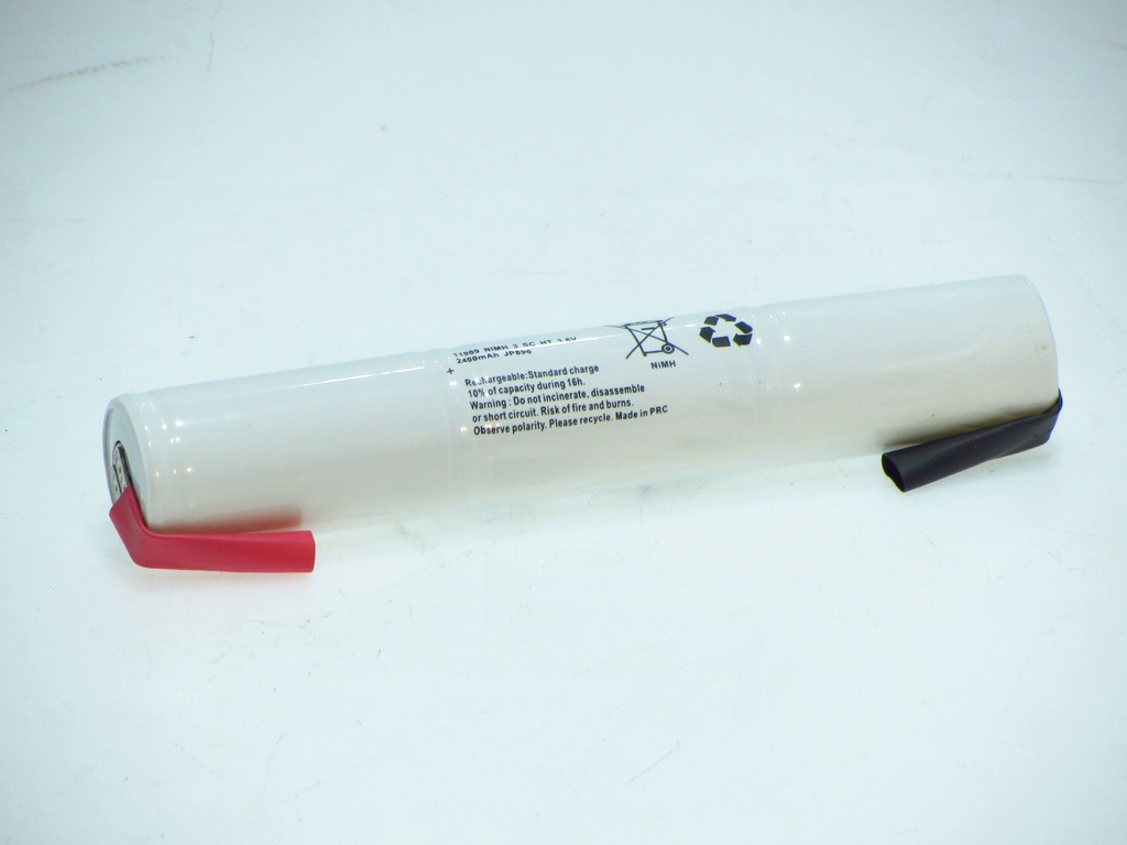 Vabo Nimh 3SC HT STACK 3.6V 2400 MAH +4.8M - 4.8M 23x129