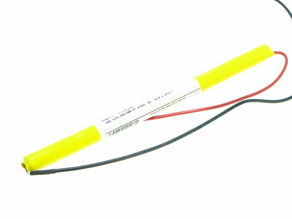 Vabo Nimh 5AA1300 HT STACK  6V  14.5 x 250mm