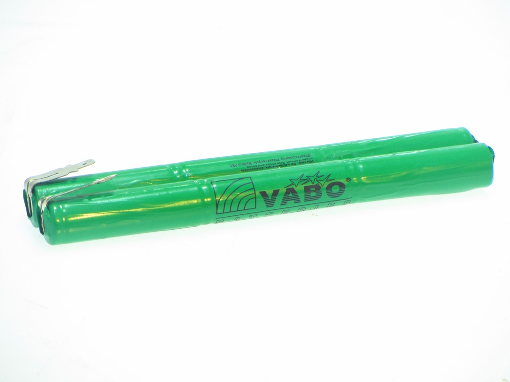 Nimh 6 x AA 1300 HT TYPE G +6.3mm - 4.8mm 7.2V 150x30x15