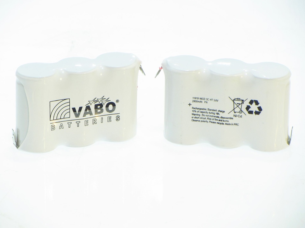 Vabo Nicd 3C2800 HT SBS+4.8M - 4.8M 3.6V 76x25x50