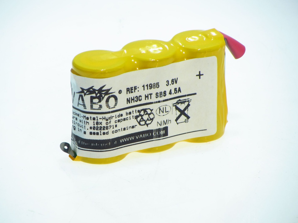 Vabo 3 Nimh-C HT-SBS 3.6V SLD 75 X 25 X 50