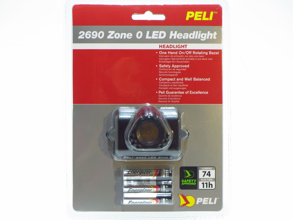 Peli 026900-0102-110E ZONE 0  LED HEADLIGHT