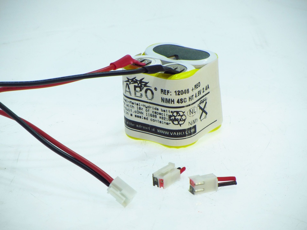 Vabo 4 Nimh-SC TYPE H - 4.8V CONN11608  46 X 46 X 43