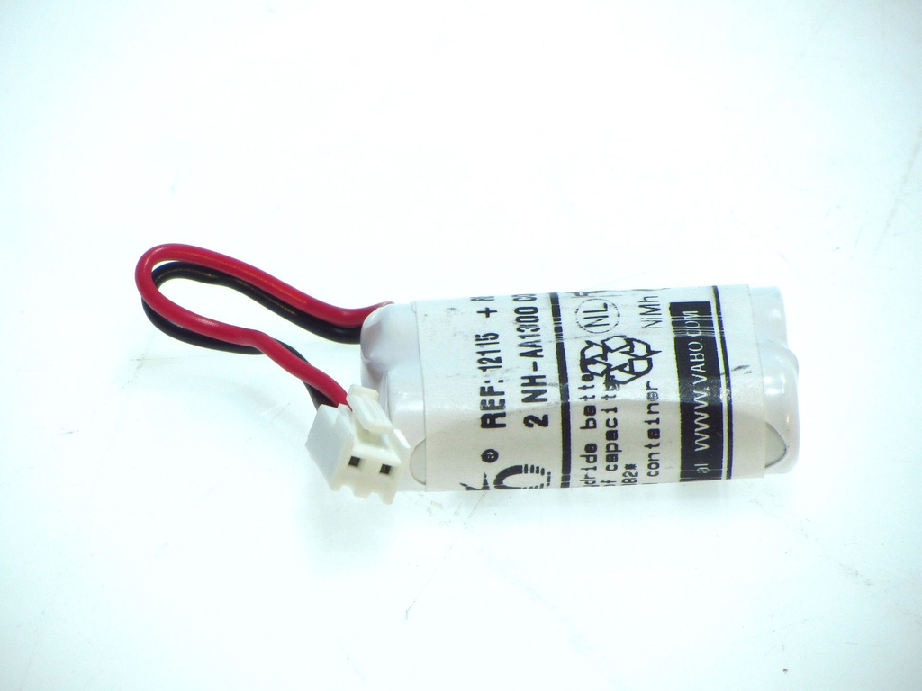 Nimh 2x AA 1300 HT SBS CONN 11608 FAMO 2.4V 1.3AH 29x14.5x5