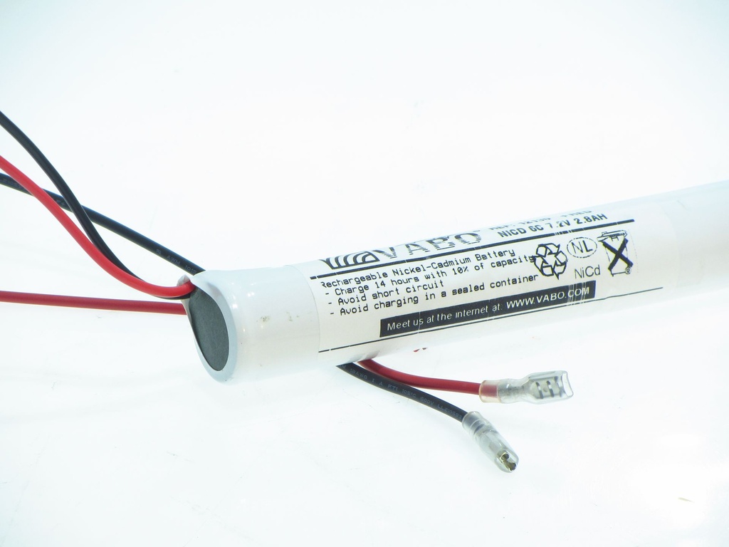 Vabo Nimh 6C HT STACK  7.2V +4.8Female -4.8Female 25 X 300