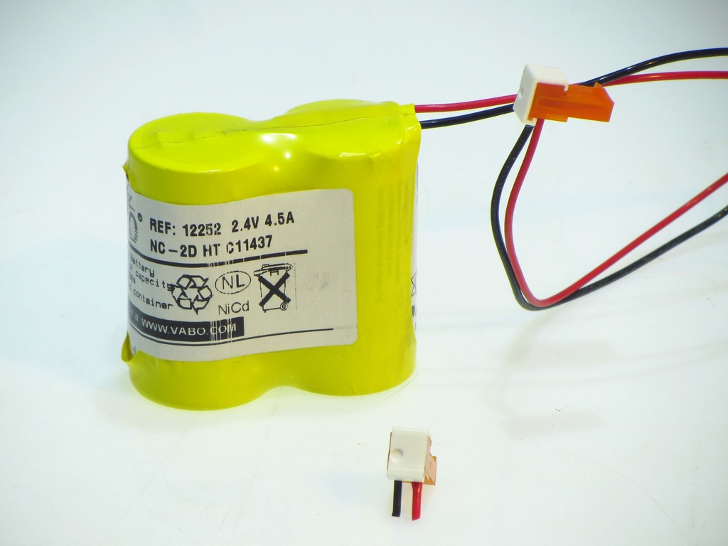 Vabo Nicd 2D 4500  HT ZAZ 2.4V CONN11437  68x34x59