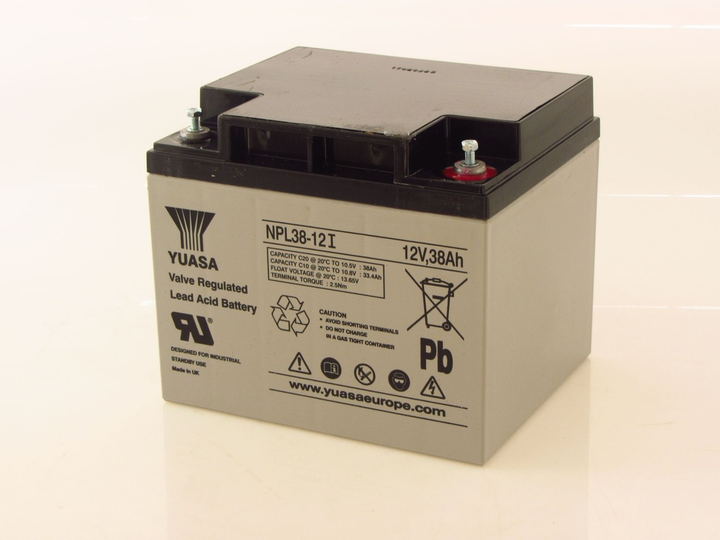 Yuasa NPL38-12I 12V 38AH INSERT 197 x 165 x 170 LONGLIFE