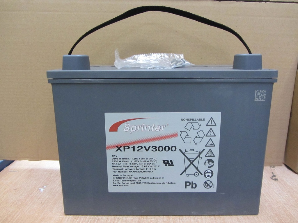 Exide Sprinter  XP12V3000 12V 92.8AH 309X172X239 F-M6  32.8