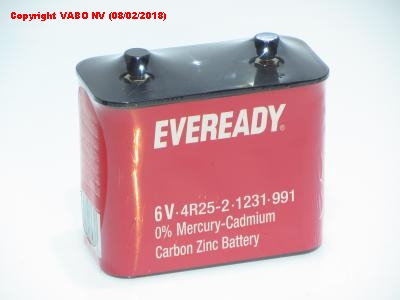 EVEREADY 1231 4R25-2  614076 6V