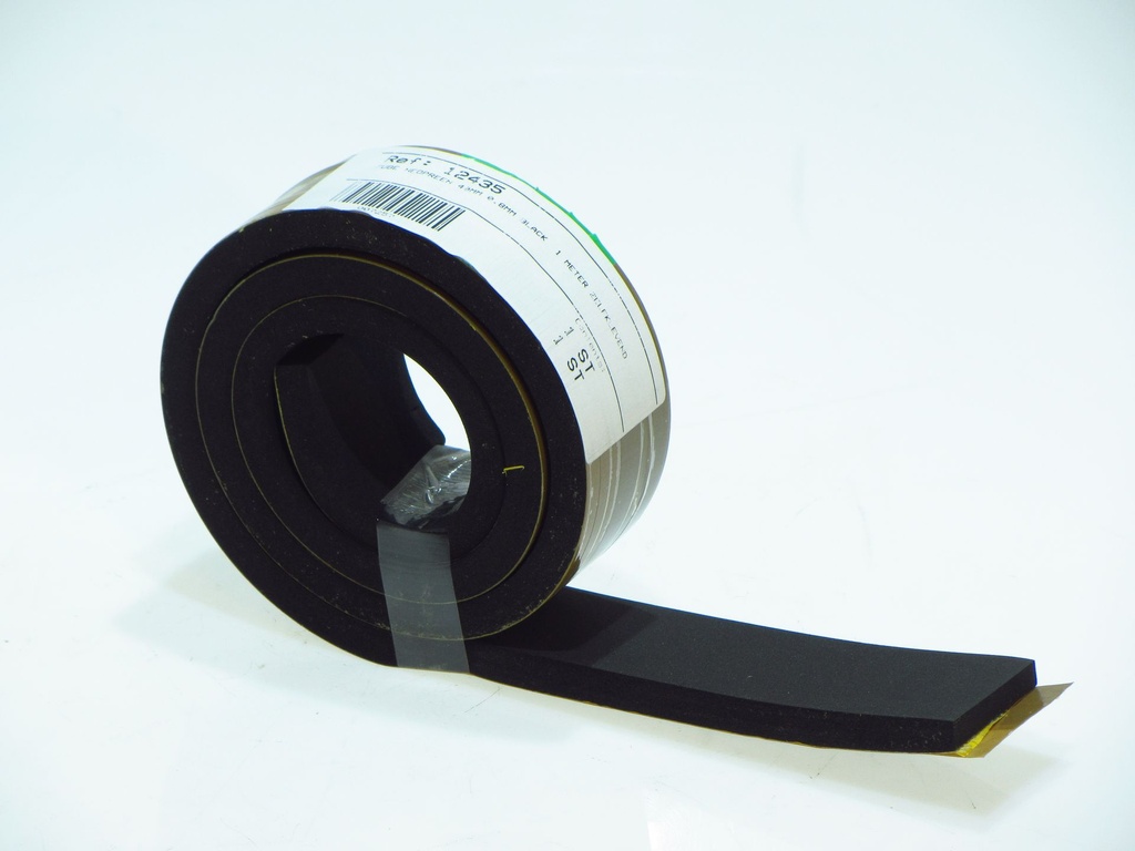 TUBE NEOPREEN 40MM 0.8MM Black  1 METER