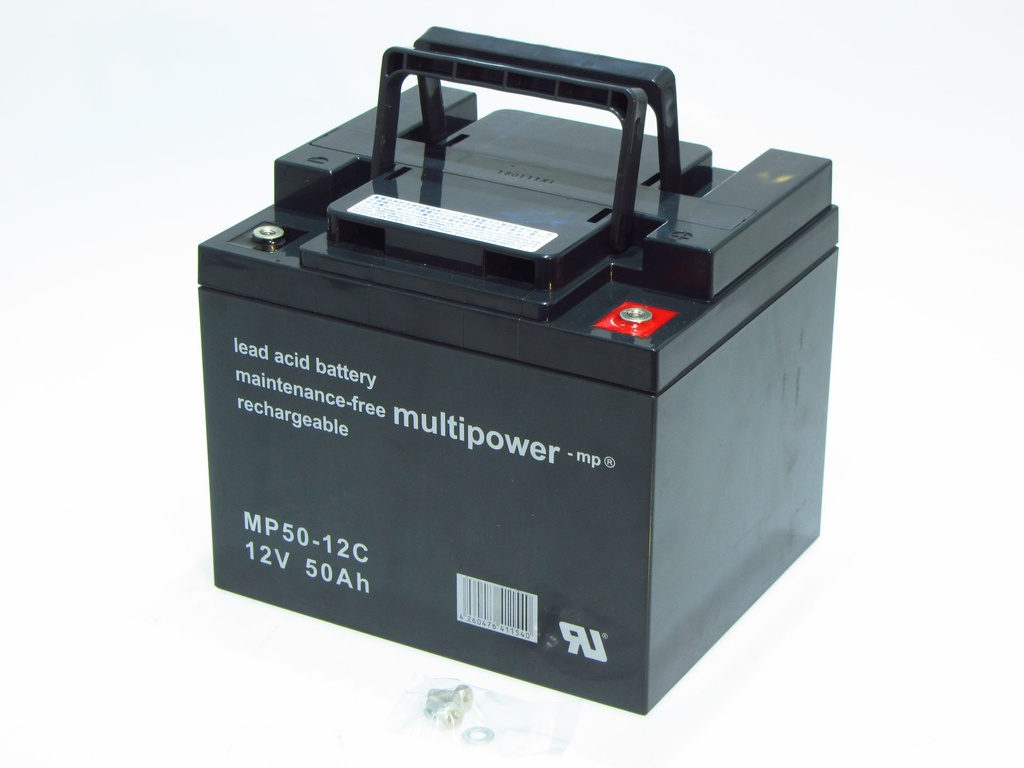 Multipower MP50-12C  12V 50AH PB 198X166X171 CYCLIC