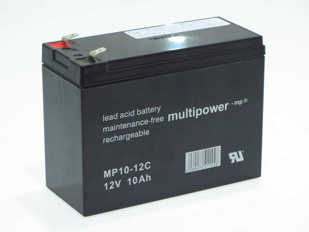Multipower MP10-12C  12V 10AH PB 151x65x118.5 CYCLIC