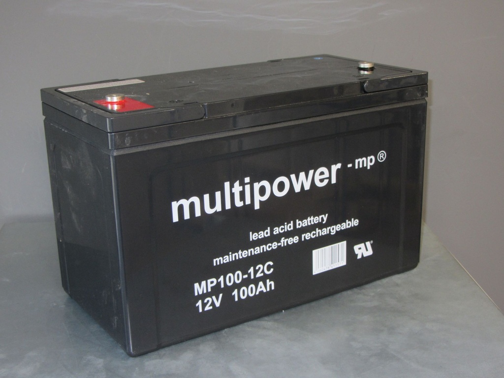 Multipower MP100-12C 12V 100AH M6 AGM 338 X 170 X 212 (220i