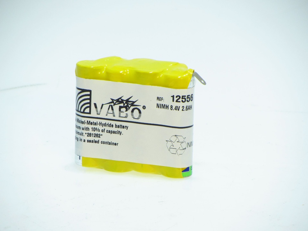 Vabo Nimh 7AA TYPE I  8.4V 2600MAH Soldertag  58x 24 x 50
