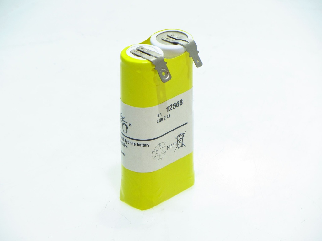 Vabo Nimh 4SC HT TYPE G  4.8V 2400MAH  86 X 46 X 23 +6.3Mal