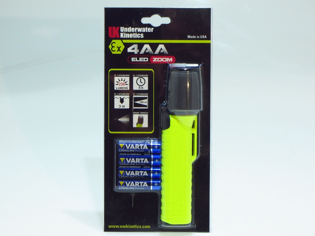 UK KINETICS 4AA E-LED ATEX 4AA YELLOW  UK14541