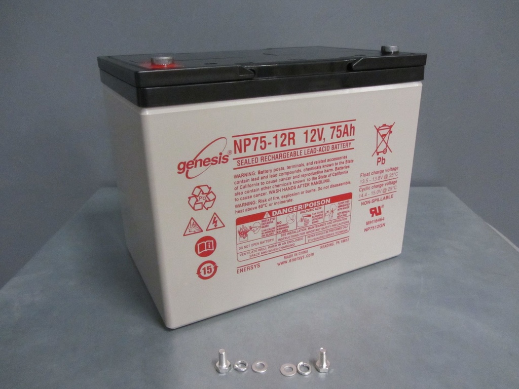 HAWKER Enersys GENESIS NP75-12  12V 75AH 259 X 169X 208 M6