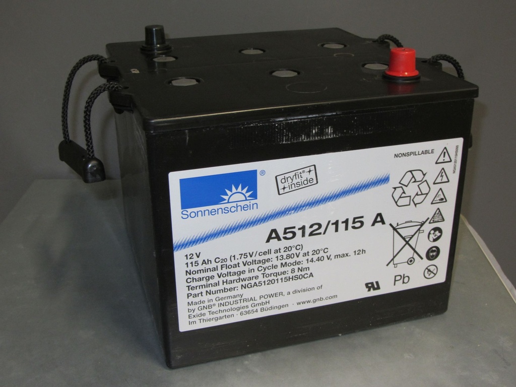 Sonnenschein A512/115A  286x269x208 (230)  12V 115AH  40KG-