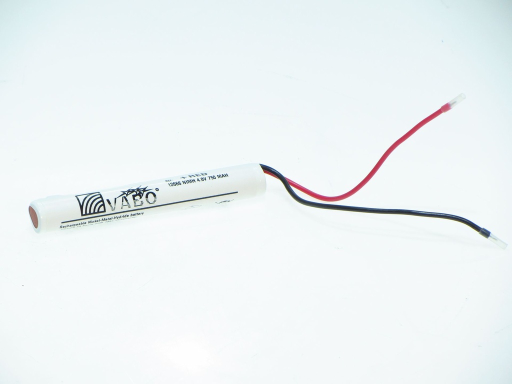 Nimh 4x 2/3AA 750 HT STACK Wired 4.8V 750MAH  14.5X 113MM