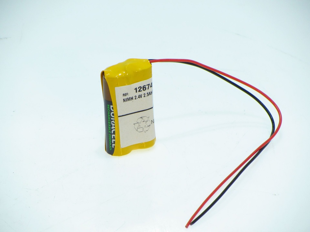 Vabo Nimh 2AA SBS Wired  2.4V 2500MAH 30x15x50