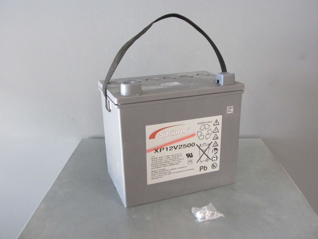 Exide Sprinter  XP12V2500 12V 69.5AH 262X172X239 - POR