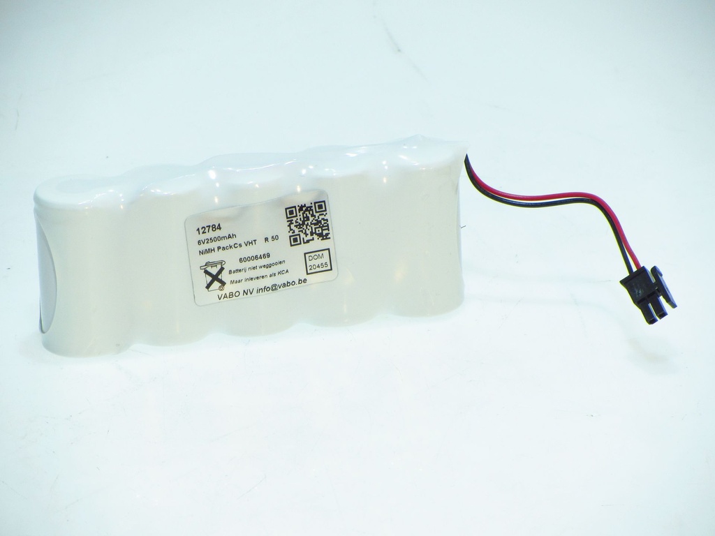 Vabo Nimh 5SC2500 HT SBS CON-5SBSHTCS326  6V 2.5AH 110x23x4