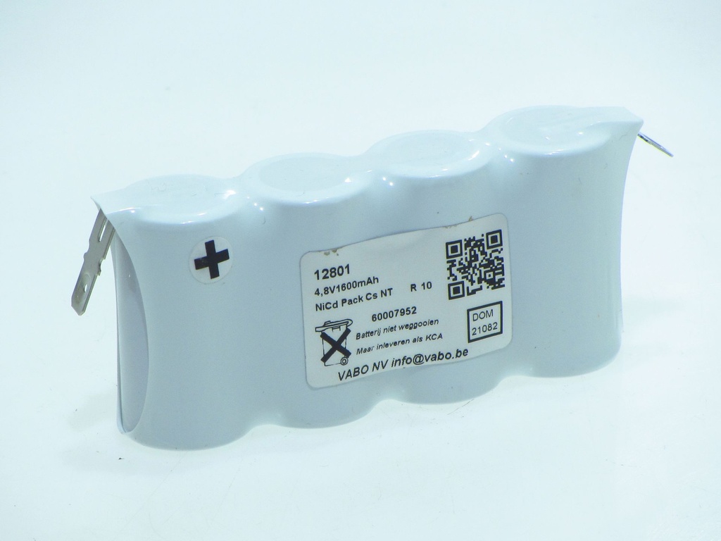 Vabo Nicd 4SC HT ZAZ 4.8V 1.6AH +6.3Male - 4.8Male  92x23x4