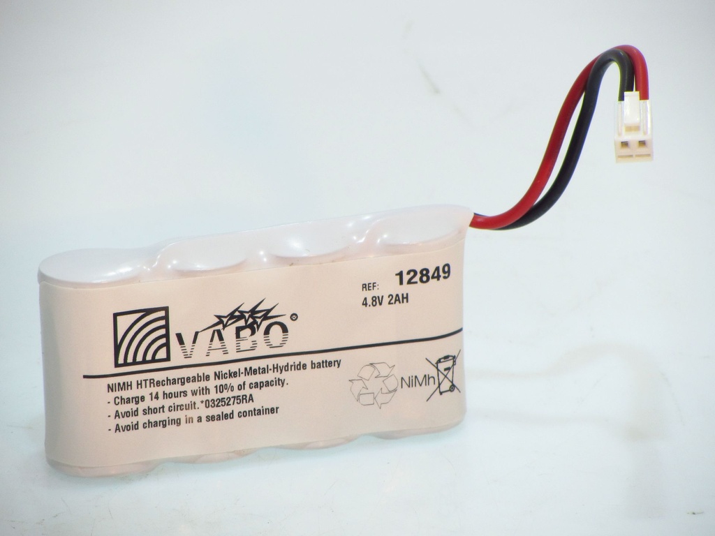 Vabo 4 Nimh-SC  ZAZ- 4.8V 2.4AH CONN 12615/424F1