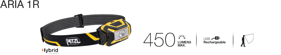 PETZL ARIA 1R  - Rechargeable -  E069CA00