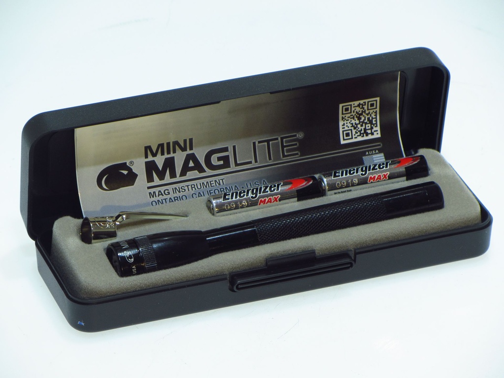 Maglite Micromag Zwart - M3A012U 2xAAA incl. -  GIFTBOX
