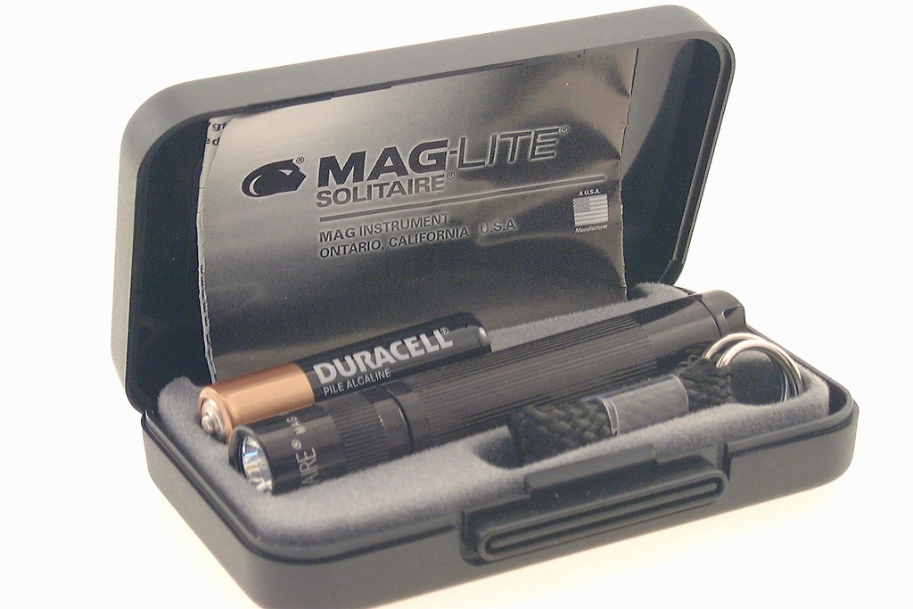 Maglite SOLITAIRE Black - K3A012U 1xAAA incl. - GIFTBOX