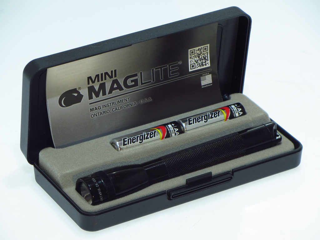 Maglite Minimag Black - M2A01LU - 2xAA incl. - GIFTBOX