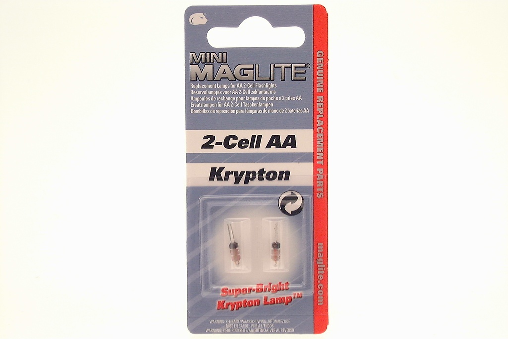 Maglite 2*RES LAMP 2Cell AA Minimag     LM2A001U AA  - BLx2