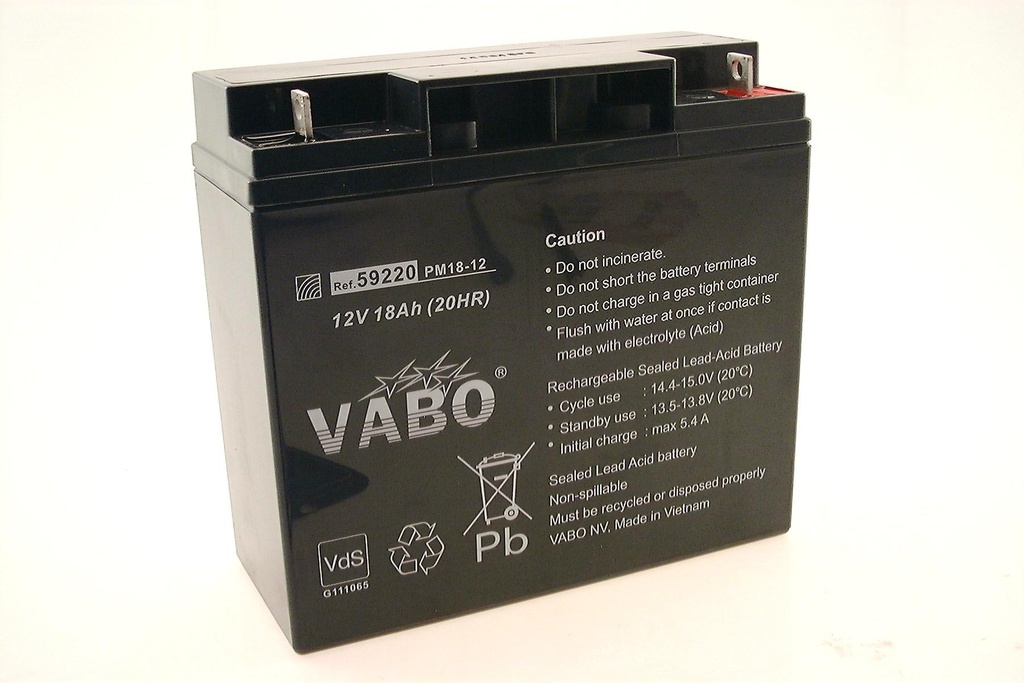 Vabo PM 18-12 SLA BATTERY VDS