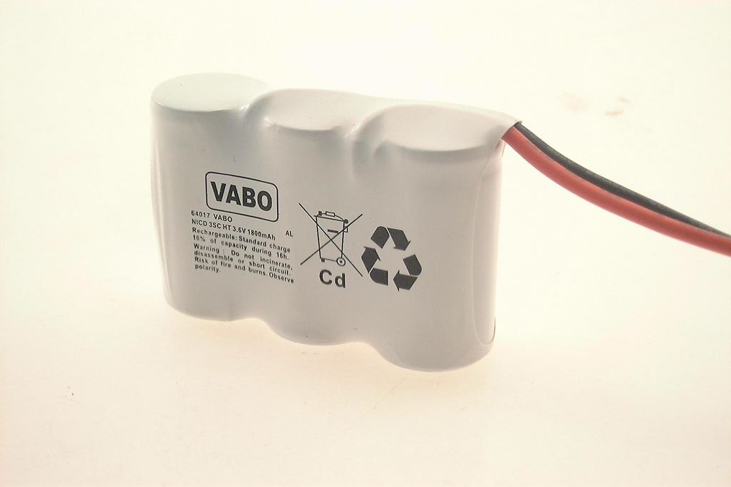 Vabo Nicd 3SC HT ZAZ 3.6V 70x23x43 (subref 12100)