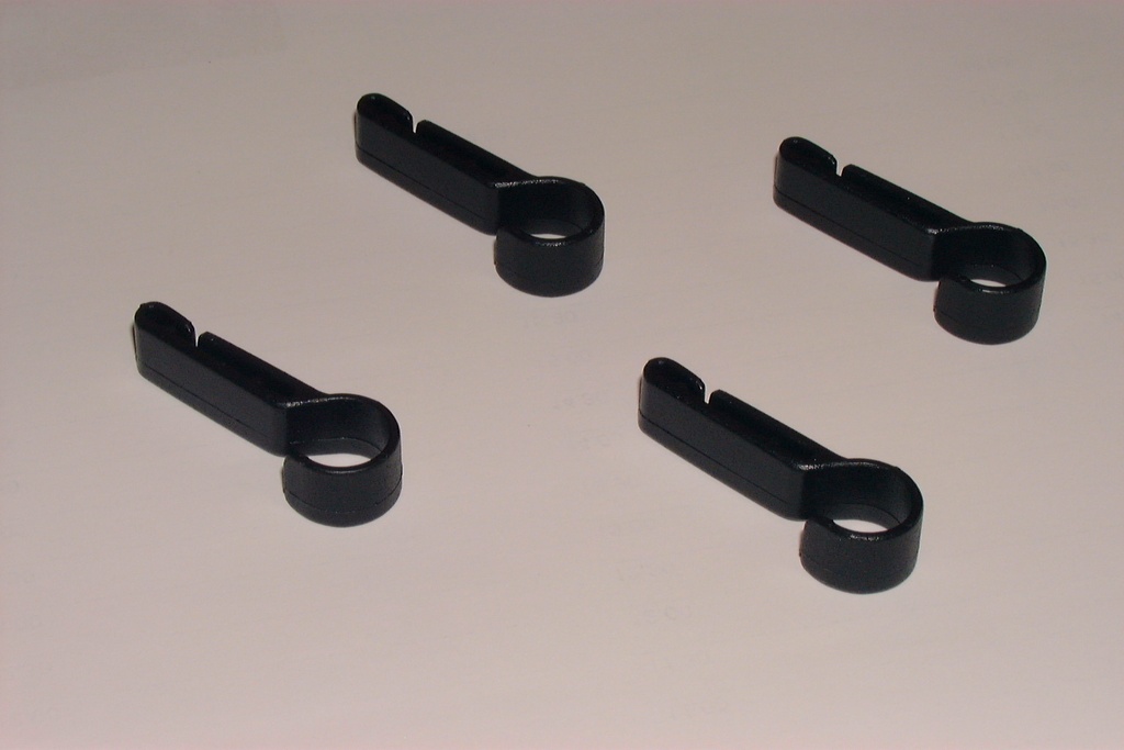 Petzl 4xCLIPS - E04350 - PRO - HEADLAMP CLIPS OR THIN EDGED