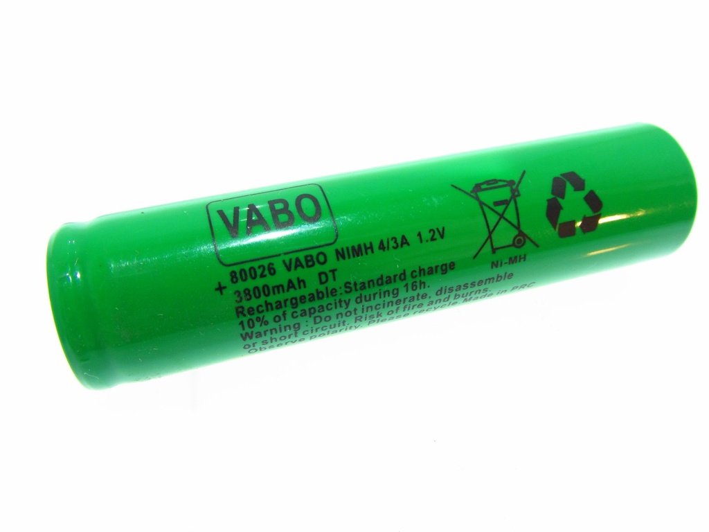 Vabo Nimh 4/3 AU 1.2V Montage