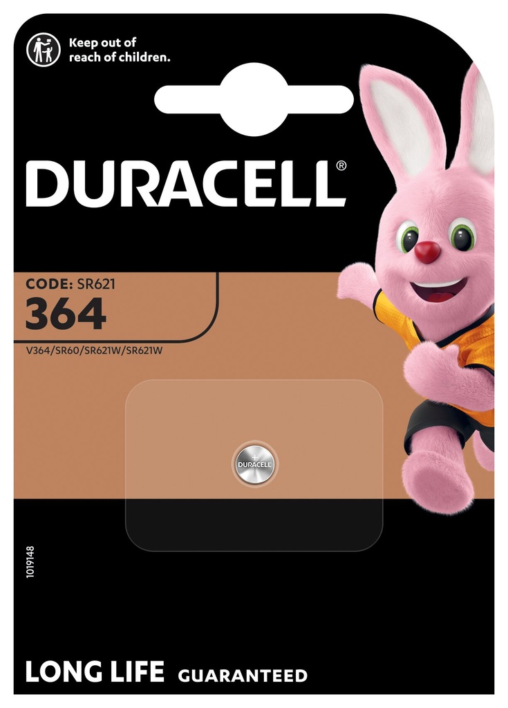 Duracell D364 SR621SW Silveroxid 1,55V Blister 1